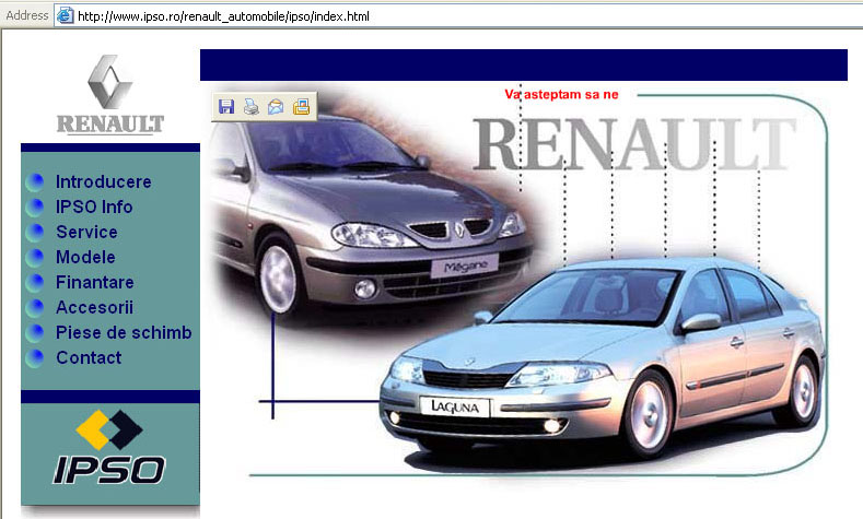Unul dintre concesionarii RENAULT din Romnia