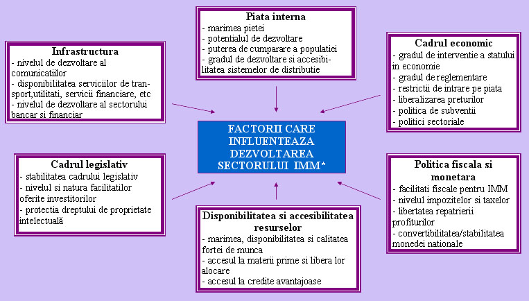 (Sursa: Adaptat dupa "Rolul statului �n dezvoltarea IMM", Roland&Berger, 1997)