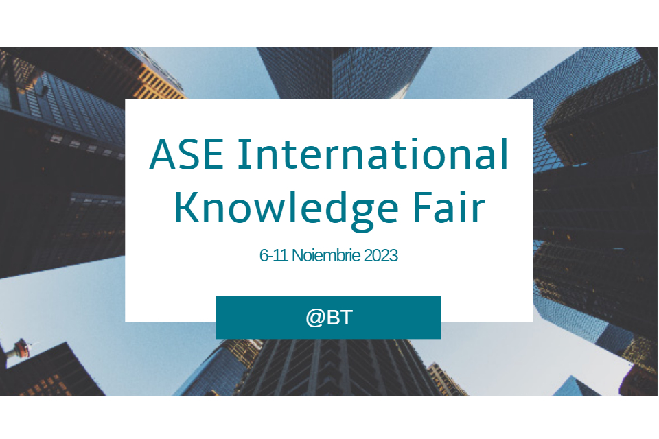 ASE International Knowledge Fair BT Noiembrie 2023