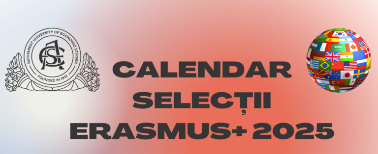 Calendar selecții Erasmus+ 2025