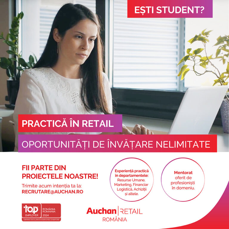 Stagiu de practică la Auchan