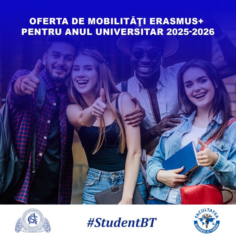 Ofertă mobilități Erasmus 2025-2026