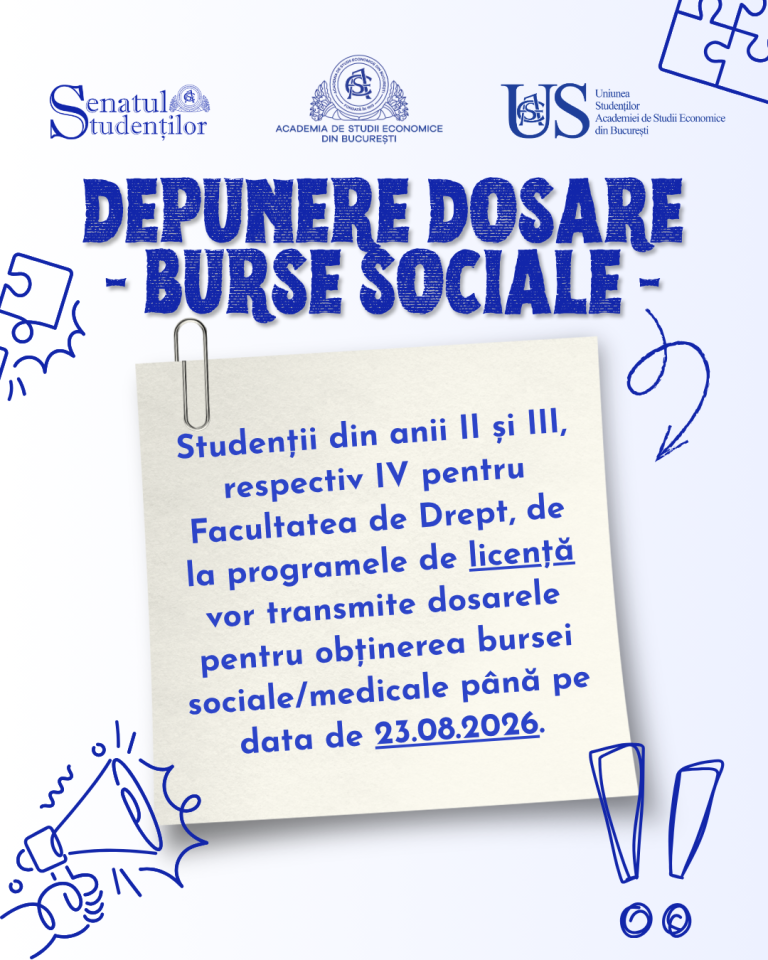 Depunere dosare burse sociale și medicale