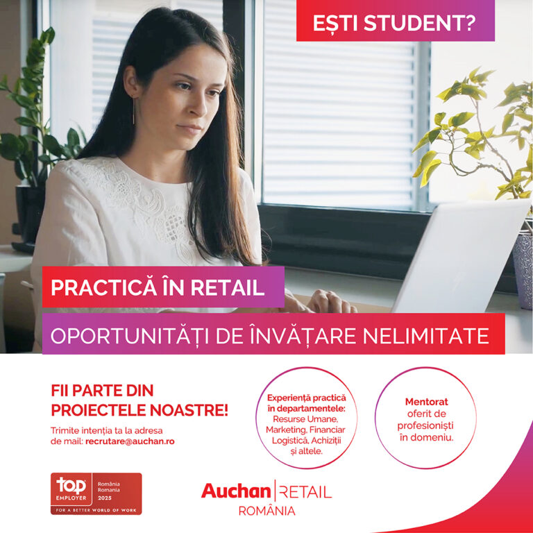 Oferta de practică în cadrul Auchan Retail
